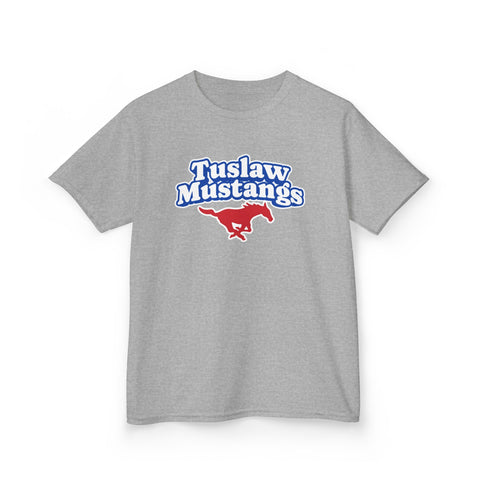 Kids’ Tuslaw Mustangs — Fun Logo T-Shirt