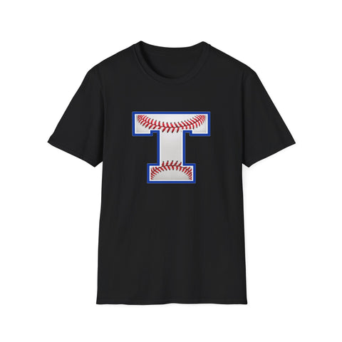 Tuslaw Mustangs Baseball Monogram T-Shirt in Black