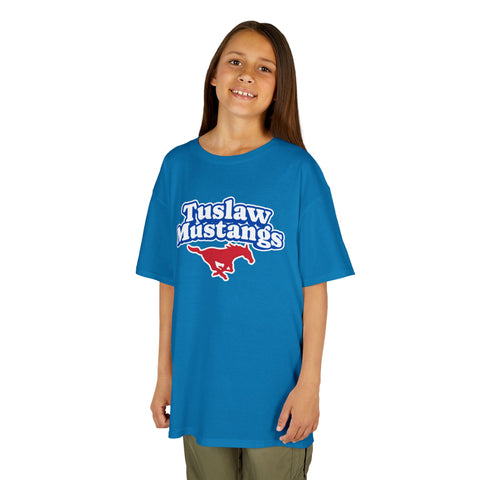 Kids’ Tuslaw Mustangs — Fun Logo T-Shirt