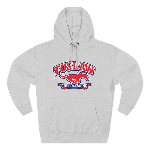 Tuslaw Cheerleading — Running Mustang Varsity Hoodie