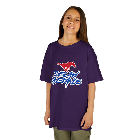 Kids’ Tuslaw Mustangs — Bold Logo T-Shirt