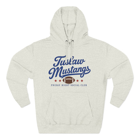 Tuslaw Mustangs Friday Night Social Club Hoodie in Oatmeal Heather