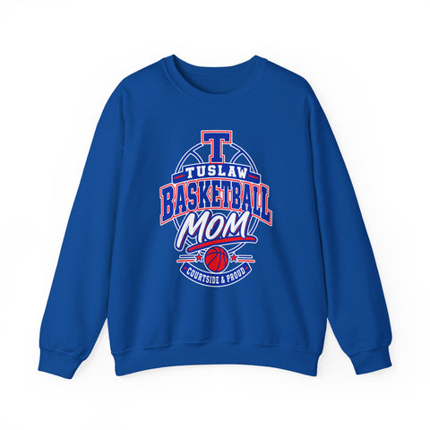 Tuslaw Basketball — Proud Mom Crewneck Sweatshirt