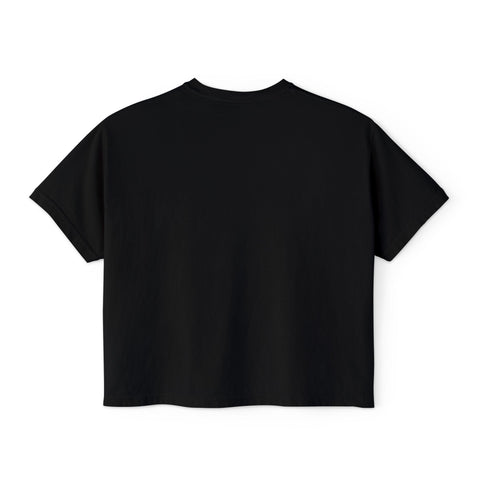 Tuslaw Mustangs Red Script Boxy T-Shirt