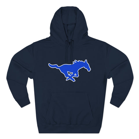 Tuslaw Mustangs — Blue Running Mustang Hoodie