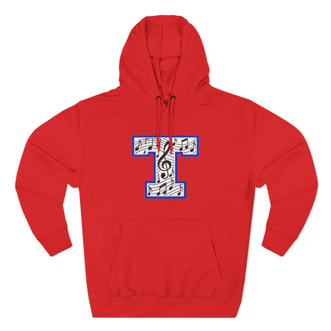 Tuslaw Mustangs Music Monogram Hoodie in Red