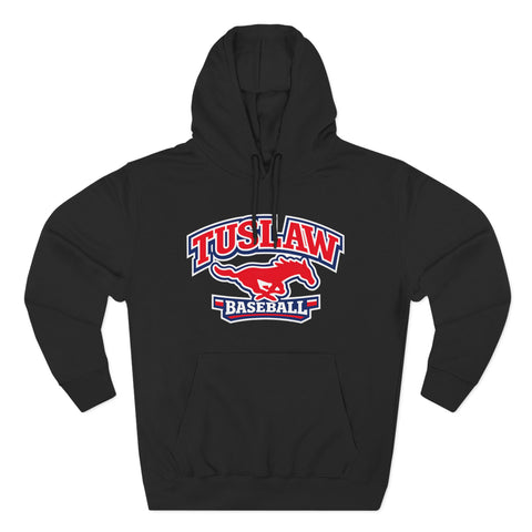 Tuslaw Baseball — Running Mustang Varsity Hoodie