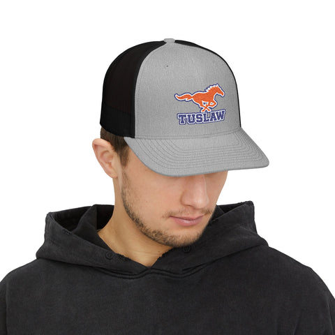 Tuslaw Mustang Trucker Cap — Embroidered Richardson Snapback