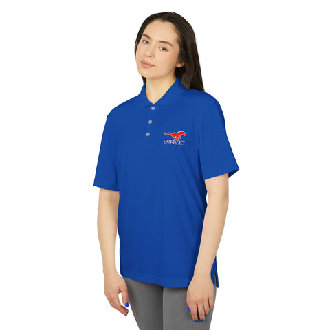 Tuslaw Mustangs Performance Polo - Embroidered Logo