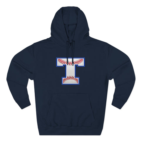 Tuslaw Mustangs Baseball Monogram Hoodie in Navy
